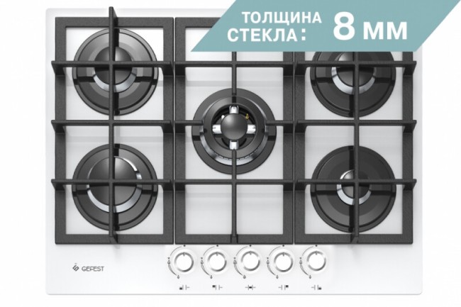 Встраиваемая газовая варочная панель Gefest ПВГ 2342 К12