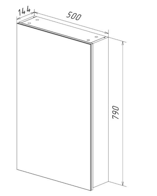 Зеркальный шкаф Lemark Universal LM50ZS-U Зеркальный шкаф Lemark Universal LM50ZS-U
