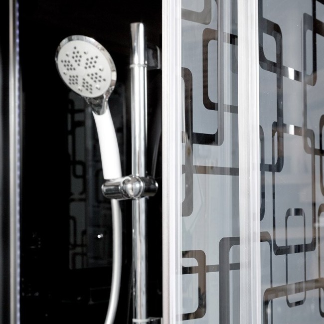 Душевая кабина Deto BM1510LEDBLACK