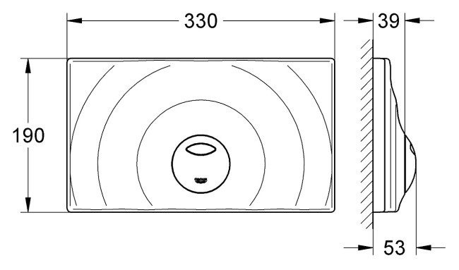 Клавиша смыва Grohe 37859000