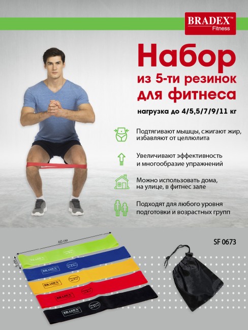 Набор резинок Bradex SF0673