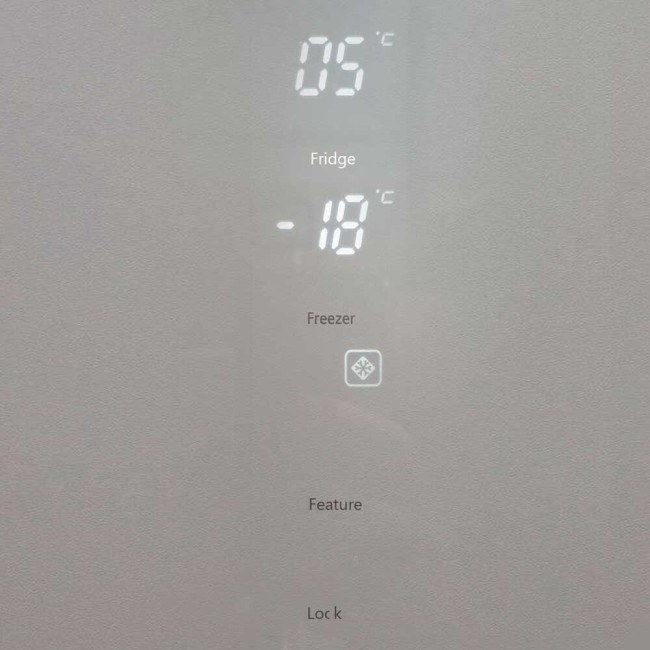 Холодильник Ginzzu NFK-520 серое стекло