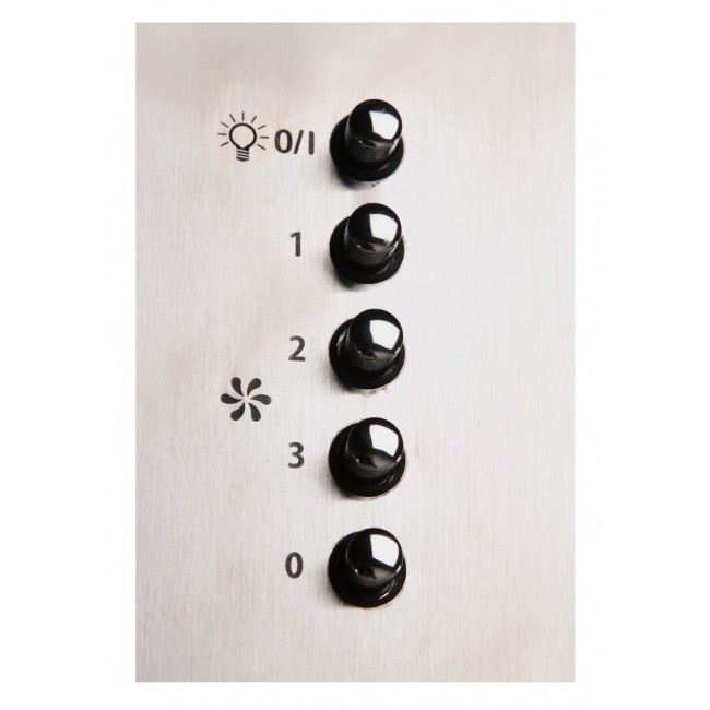 Каминная вытяжка ZorG Titan 750 60 M нержавейка/стекло черное