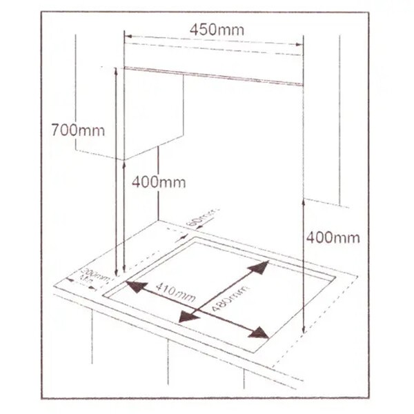 Встраиваемая газовая варочная панель Akpo PGA 453 FGC BL Встраиваемая газовая варочная панель Akpo PGA 453 FGC BL