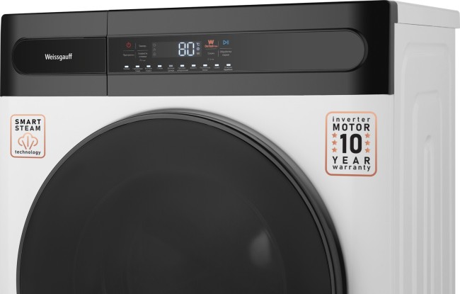 Стиральная машина Weissgauff WMD 49411 DC Inverter Steam 435490 Стиральная машина Weissgauff WMD 49411 DC Inverter Steam 435490