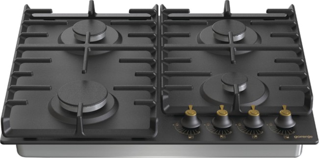 Встраиваемая газовая варочная поверхность Gorenje G642CLB Встраиваемая газовая варочная поверхность Gorenje G642CLB