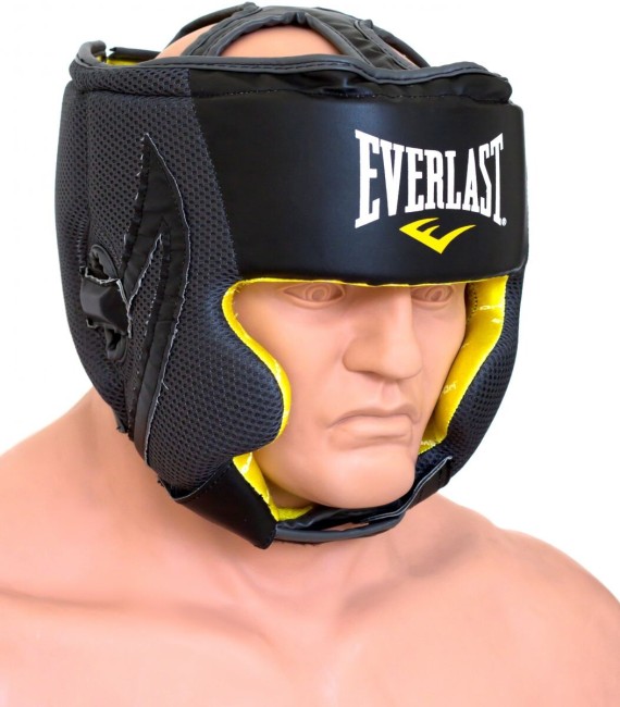 Шлем боксерский Everlast EverCool 4044 черный