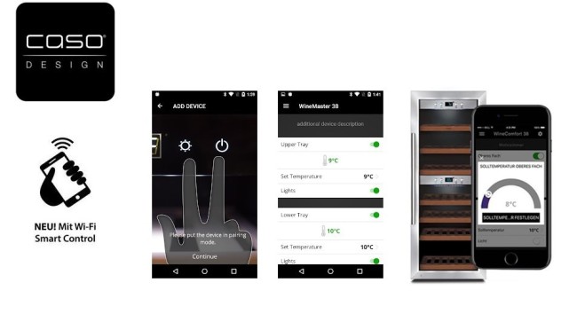 Винный шкаф Caso WineComfort 1260 Smart