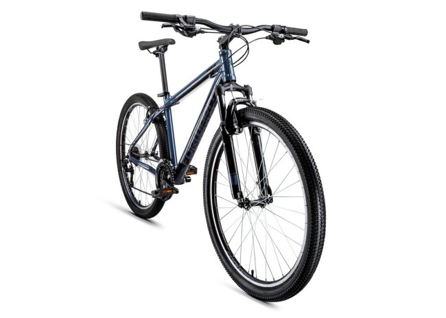 Велосипед Forward APACHE 27,5 1.0 17 серый\черный 21 (RBKW Велосипед Forward APACHE 27,5 1.0 17 серый\черный 21 (RBKW