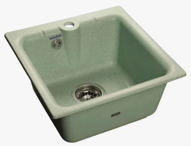 Кухонная мойка GranFest GF-P-420 салатовый Кухонная мойка GranFest GF-P-420 салатовый