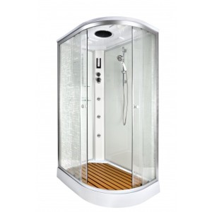 Душевая кабина Deto EM1512LGM+EL