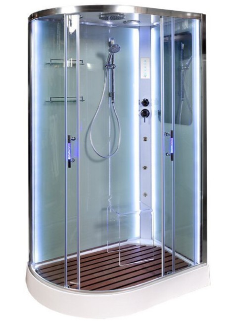 Душевая кабина Deto A102RLED+GM