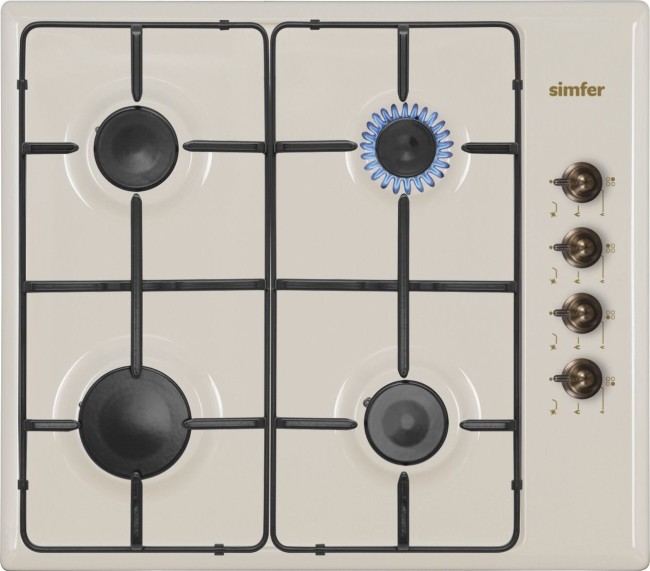 Встраиваемая газовая варочная панель Simfer H60Q40O411 Встраиваемая газовая варочная панель Simfer H60Q40O411