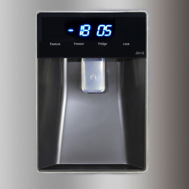 Холодильник Ginzzu NFK-521 сталь