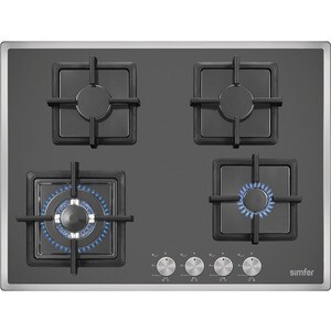 Встраиваемая газовая варочная панель Simfer H 7405 RGSB