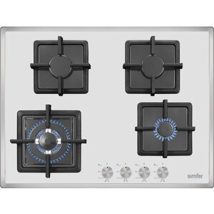 Встраиваемая газовая варочная панель Simfer H 7405 RGSW