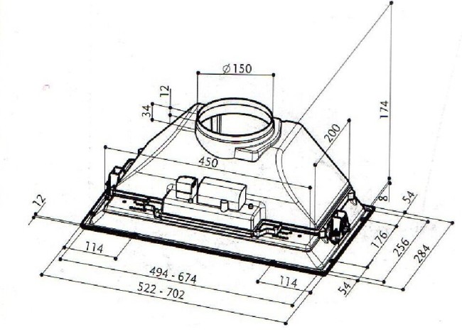 Встраиваемая вытяжка Faber INKA SMART HC X A70
