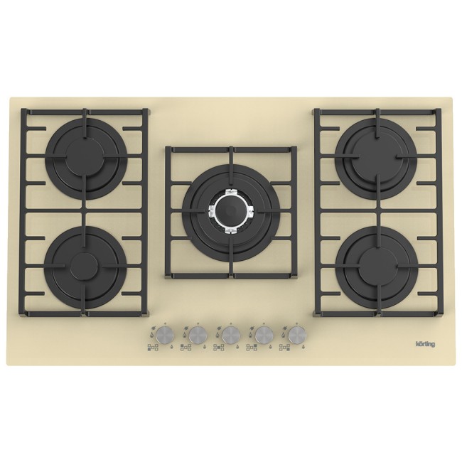 Встраиваемая газовая варочная панель Korting HGG 9835 CTB Встраиваемая газовая варочная панель Korting HGG 9835 CTB