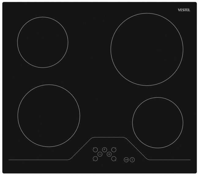 Встраиваемая электрическая варочная панель Vestel VH64E211B
