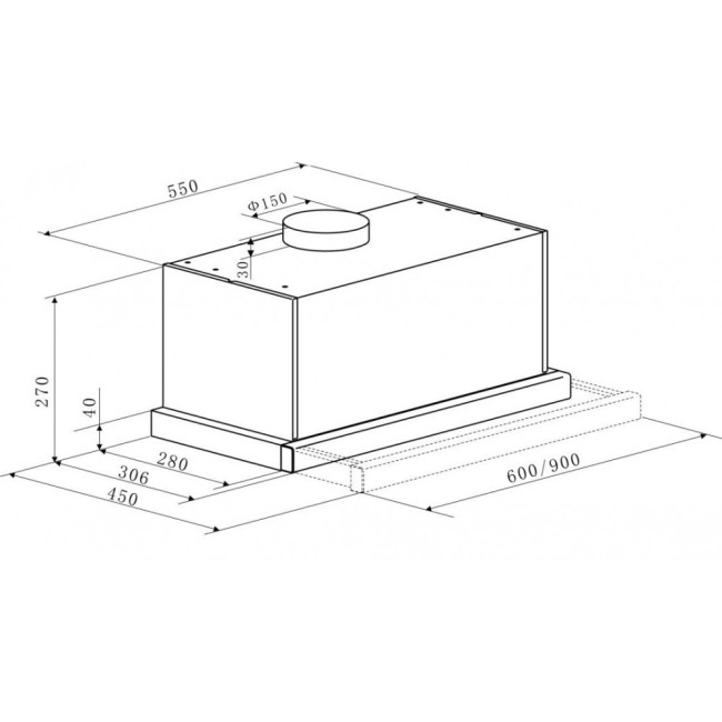 Встраиваемая вытяжка Kaiser EA 644 Eco Встраиваемая вытяжка Kaiser EA 644 Eco