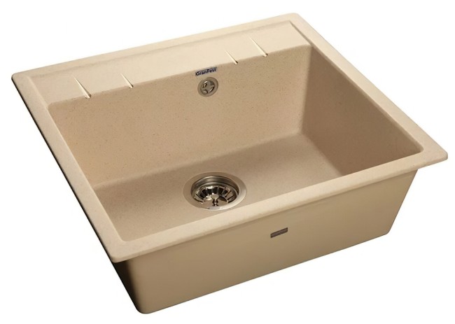 Кухонная мойка GranFest Quadro GF Q-561 бежевый Кухонная мойка GranFest Quadro GF Q-561 бежевый