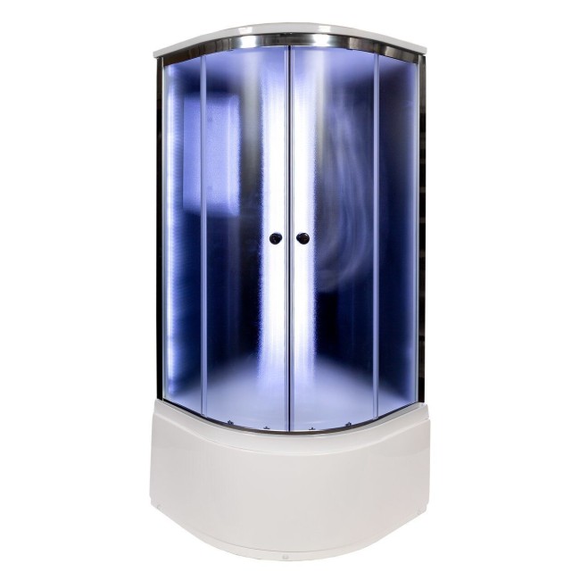 Душевая кабина Deto B10S LED black