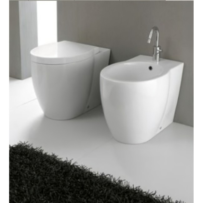 Унитаз приставной GSI PANORAMA (661011) белый Унитаз приставной GSI PANORAMA (661011) белый