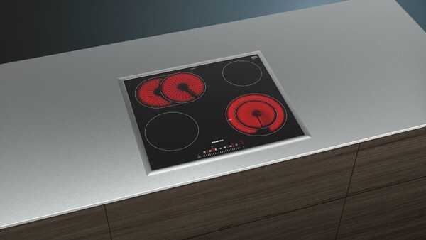 Встраиваемая электрическая варочная панель Siemens ET 645FNP1E Встраиваемая электрическая варочная панель Siemens ET 645FNP1E