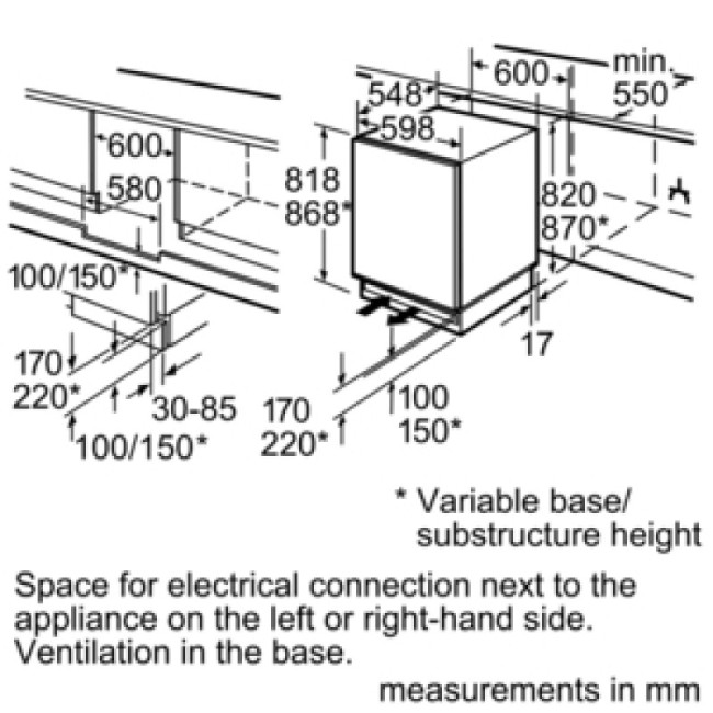 Встраиваемый холодильник Neff K4316X7 Встраиваемый холодильник Neff K4316X7