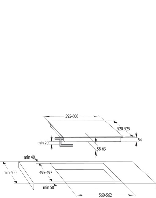 Встраиваемая индукционная варочная панель Gorenje IT 640 WSC