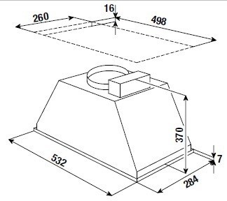 Встраиваемая вытяжка Kuppersbusch LB 6650.1E