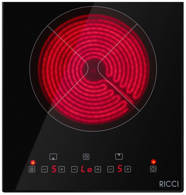 Встраиваемая электрическая варочная панель Ricci KS-T23003 R Встраиваемая электрическая варочная панель Ricci KS-T23003 R