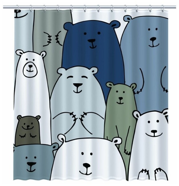 Шторка для ванной Fixsen Bear FX-2503 Шторка для ванной Fixsen Bear FX-2503