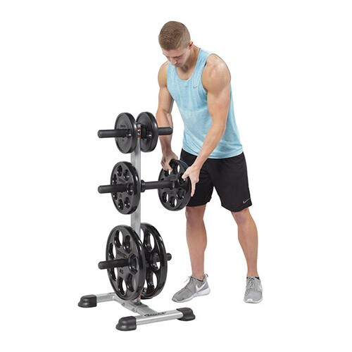 Стойка для олимпийских дисков Hoist HF-5444 серебрянный Стойка для олимпийских дисков Hoist HF-5444 серебрянный