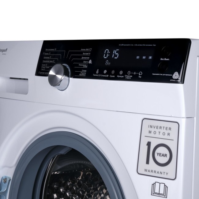 Стиральная машина с сушкой Weissgauff WMD 6150 DC Inverter Steam Стиральная машина с сушкой Weissgauff WMD 6150 DC Inverter Steam