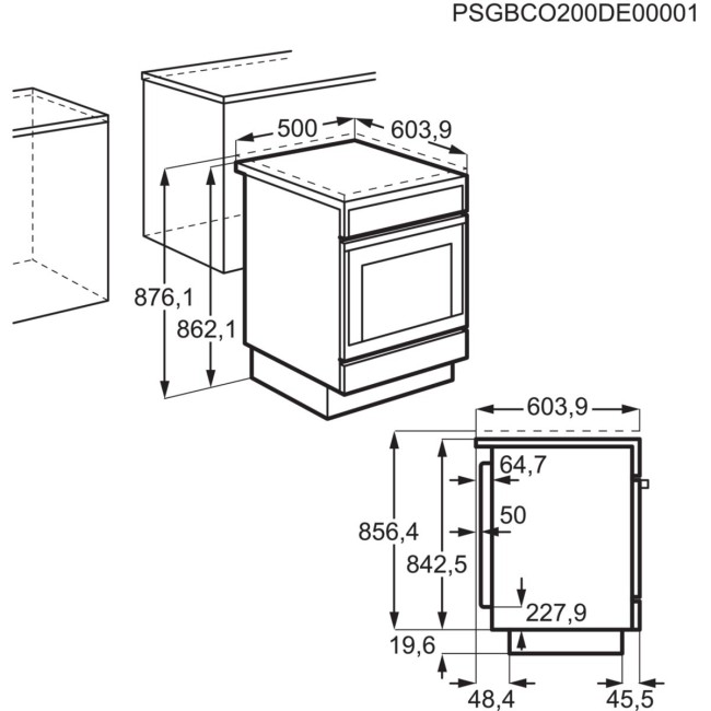 Комбинированная плита Electrolux RKK520000W