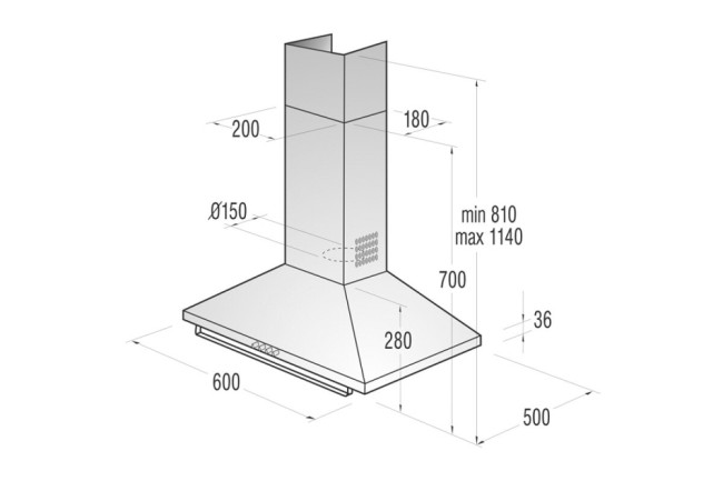 Каминная вытяжка Gorenje DK 63 CLI