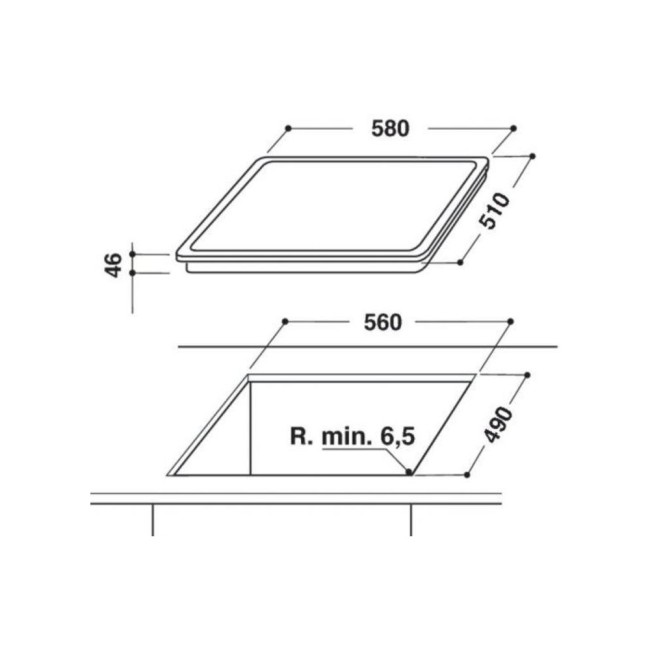 Встраиваемая электрическая варочная панель Hotpoint- Ariston HR 622 C Встраиваемая электрическая варочная панель Hotpoint- Ariston HR 622 C