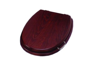 Сиденье для унитаза Simas LANTE (LA004cr) орех/хром