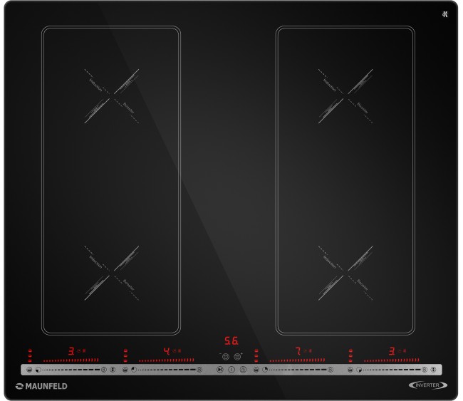 Встраиваемая индукционная варочная панель Maunfeld CVI594SB2BKA Inverter