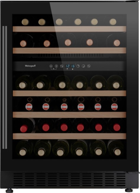 Встраиваемый винный шкаф Weissgauff WWC-46 DB DualZone Встраиваемый винный шкаф Weissgauff WWC-46 DB DualZone