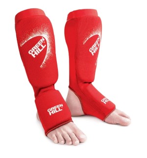 Защита голень-стопа Green Hill SIC-6131 красный L Защита голень-стопа Green Hill SIC-6131 красный L