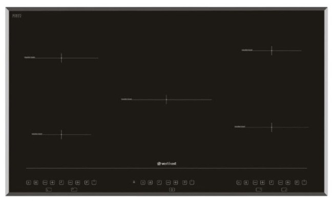 Встраиваемая электрическая варочная панель VestFrost VFIND90HB
