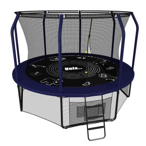 Батут Unix Line Supreme Game 10 ft blue Батут Unix Line Supreme Game 10 ft blue