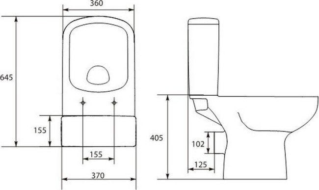 Унитаз Cersanit CARINA CLEAN ON Унитаз Cersanit CARINA CLEAN ON