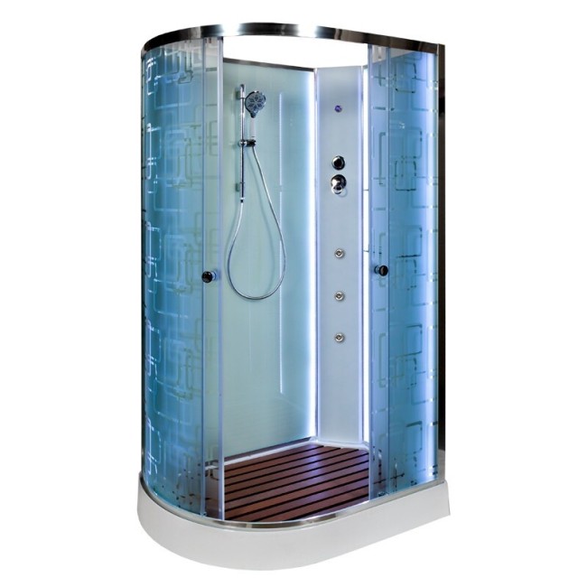 Душевая кабина Deto EM1511RNLED+GM