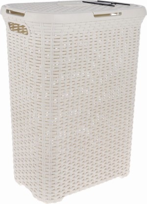 Корзина для белья Curver Rattan Style кремовый (00709-885)