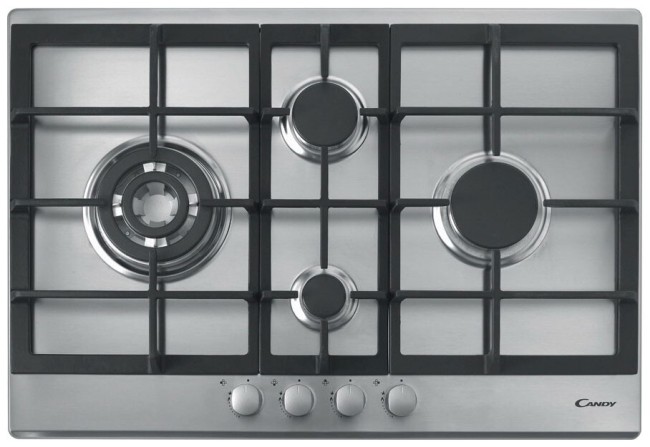 Встраиваемая газовая варочная панель Candy CPG 74 SWGX Встраиваемая газовая варочная панель Candy CPG 74 SWGX